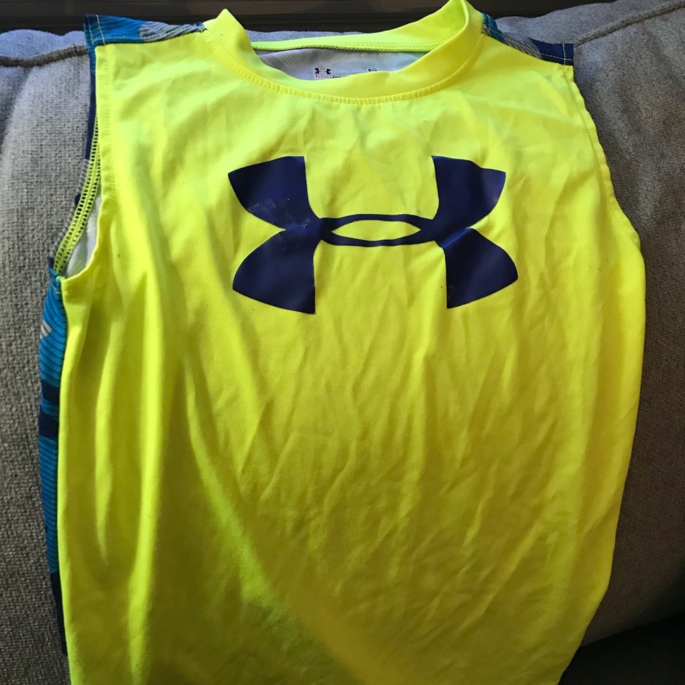 Under Armour sleeveless boys shirt